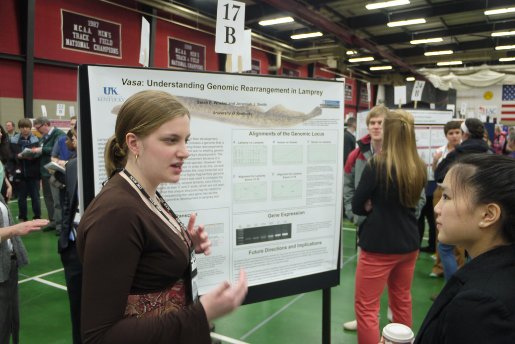 Sarah Whelan at NCUR 2013.