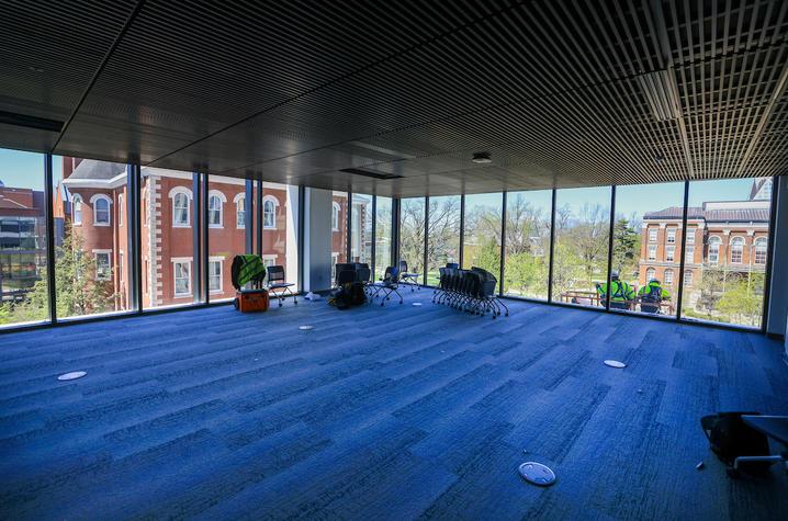 photo of White Hall open space with windows